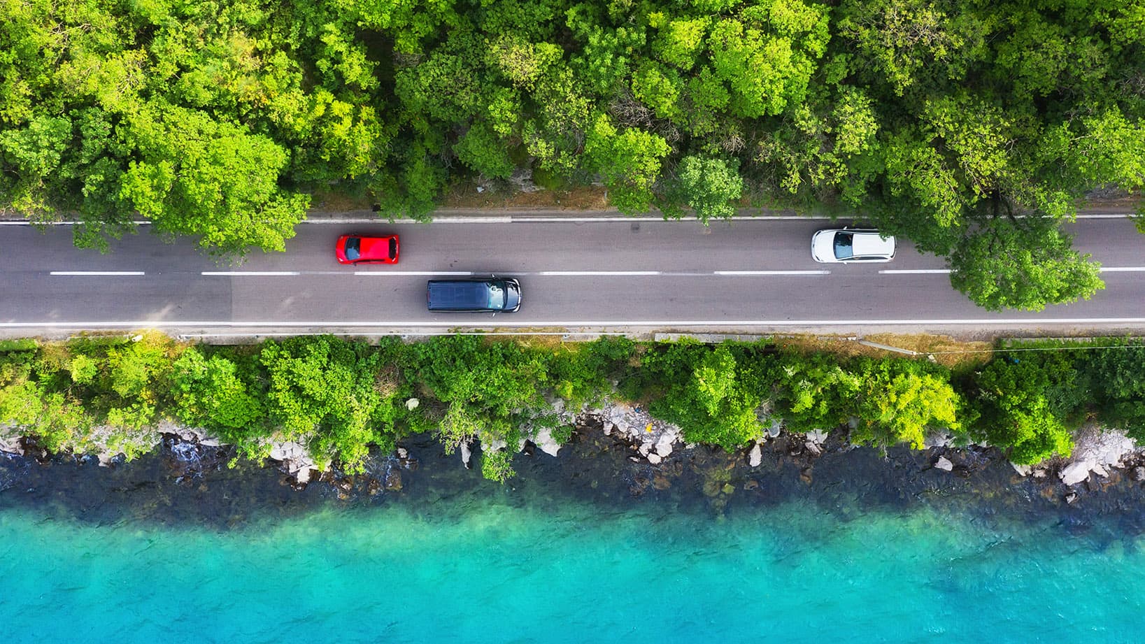 croatia-aerial-view-on-road-in-the-forest-highway croatia-aerial-view-on-road-in-the-forest-highway
