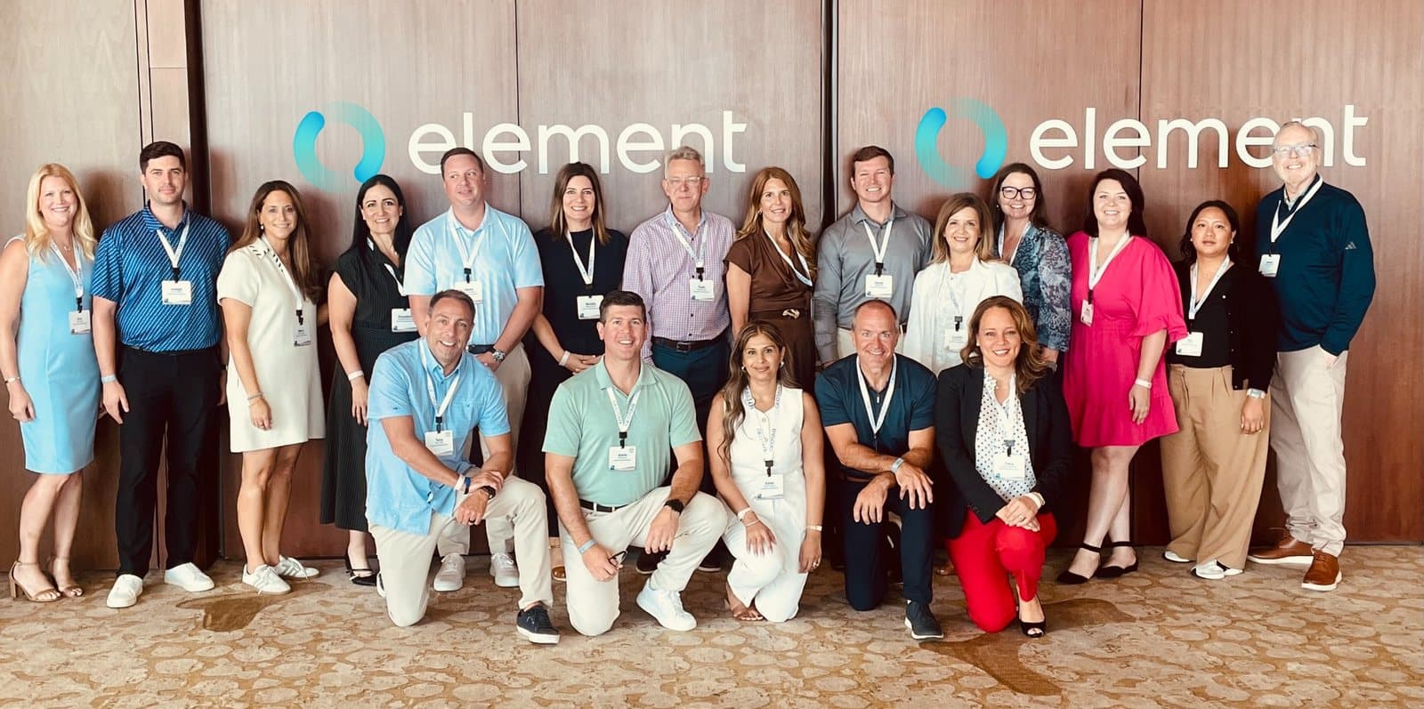 Group photo of Element Fleet team members attending the AFLA event. Group photo of Element Fleet team members attending the AFLA event.