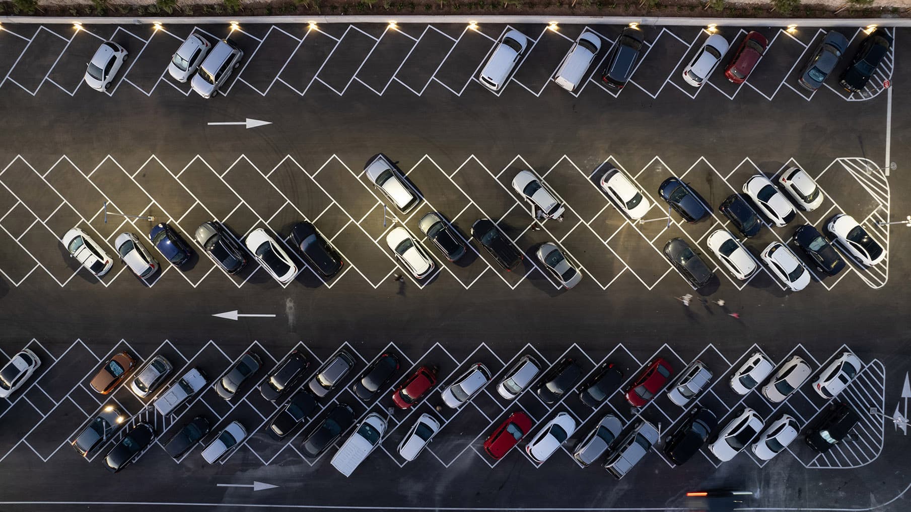 drone-aerial-view-of-parking-lots-with-cars-at-night drone-aerial-view-of-parking-lots-with-cars-at-night