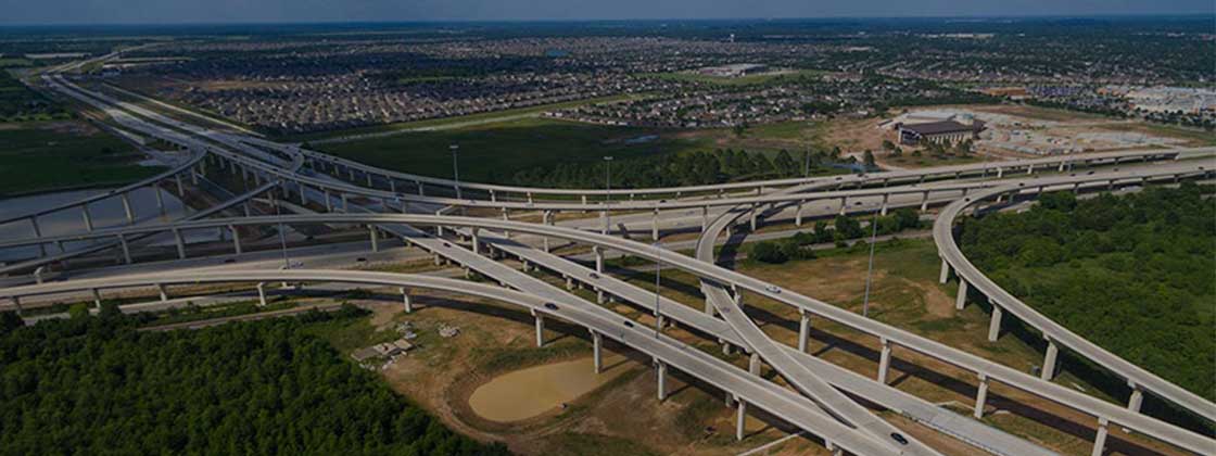 Highway from above