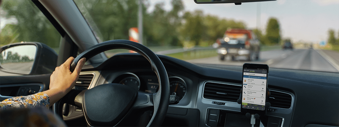 Fleet driver using efficient driving techniques to reduce fleet fuel costs