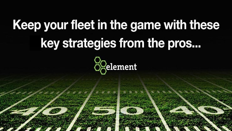 graphic of a football field with text