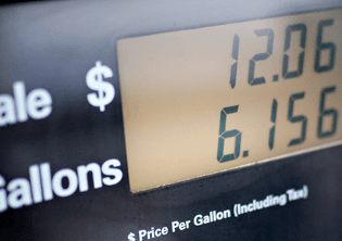 gas pump gallons sold