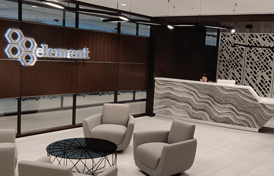 Element Toronto office lobby
