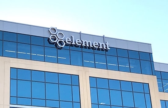 Element Fleet building logo