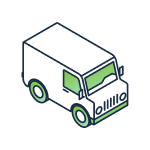 Medium truck icon