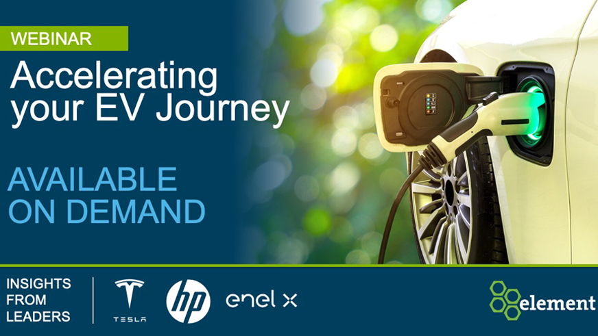 Element Webinar: Accelerating your EV Journey